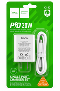 Cargador de un solo puerto HOCO / C143 PD 20W