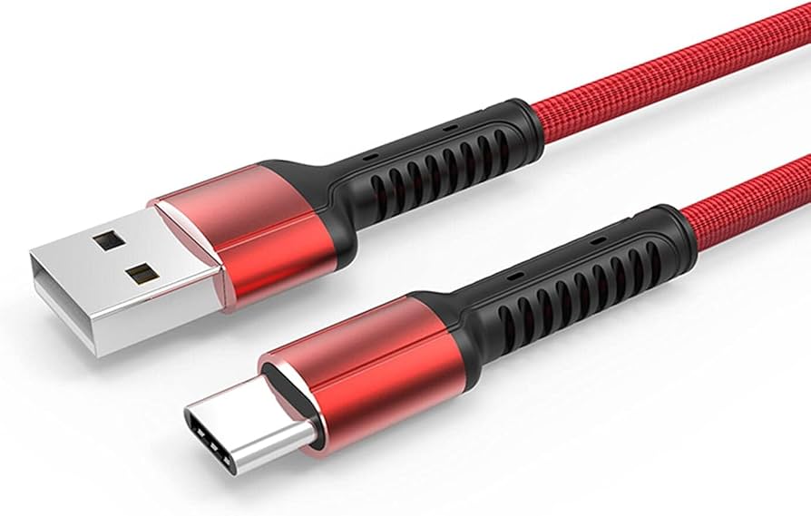 Cable Ldnio LS63  de USB a tipo C - Rojo