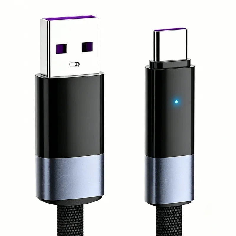Cable de carga con apagado automático USB a Tipo-C 100 W / LS241Q LDNIO