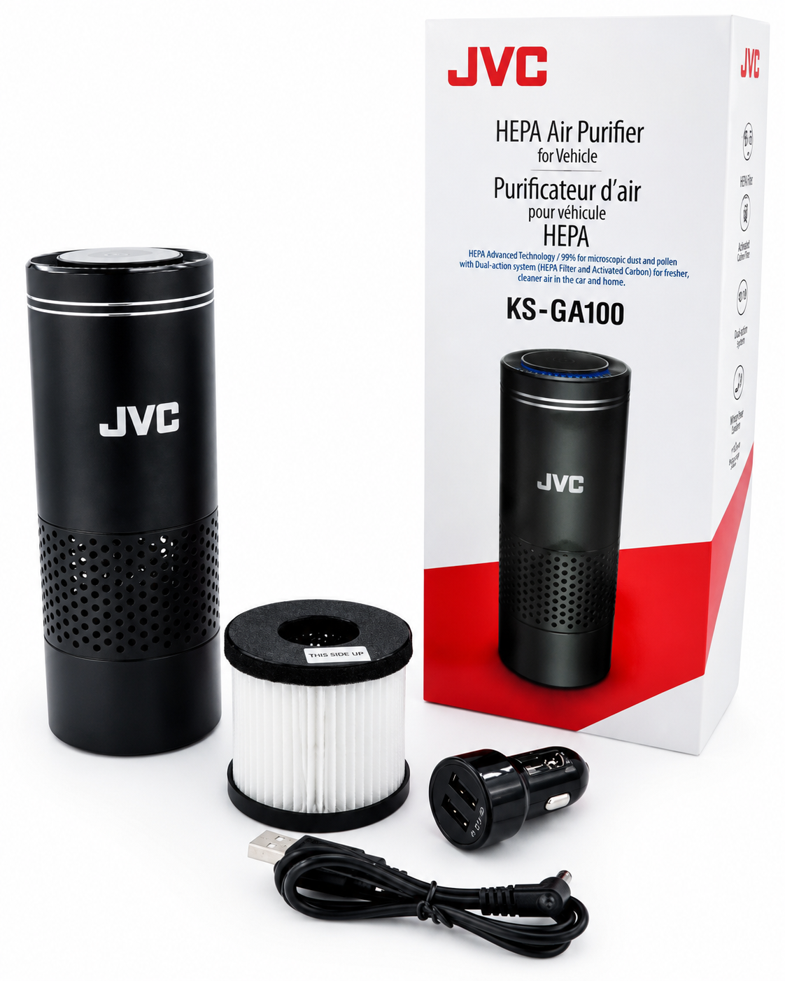 Purificador Portátil de Aire para Auto JVC / KS-GA100