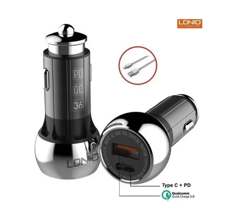 Cargador de auto cigarrera LDNIO / C1