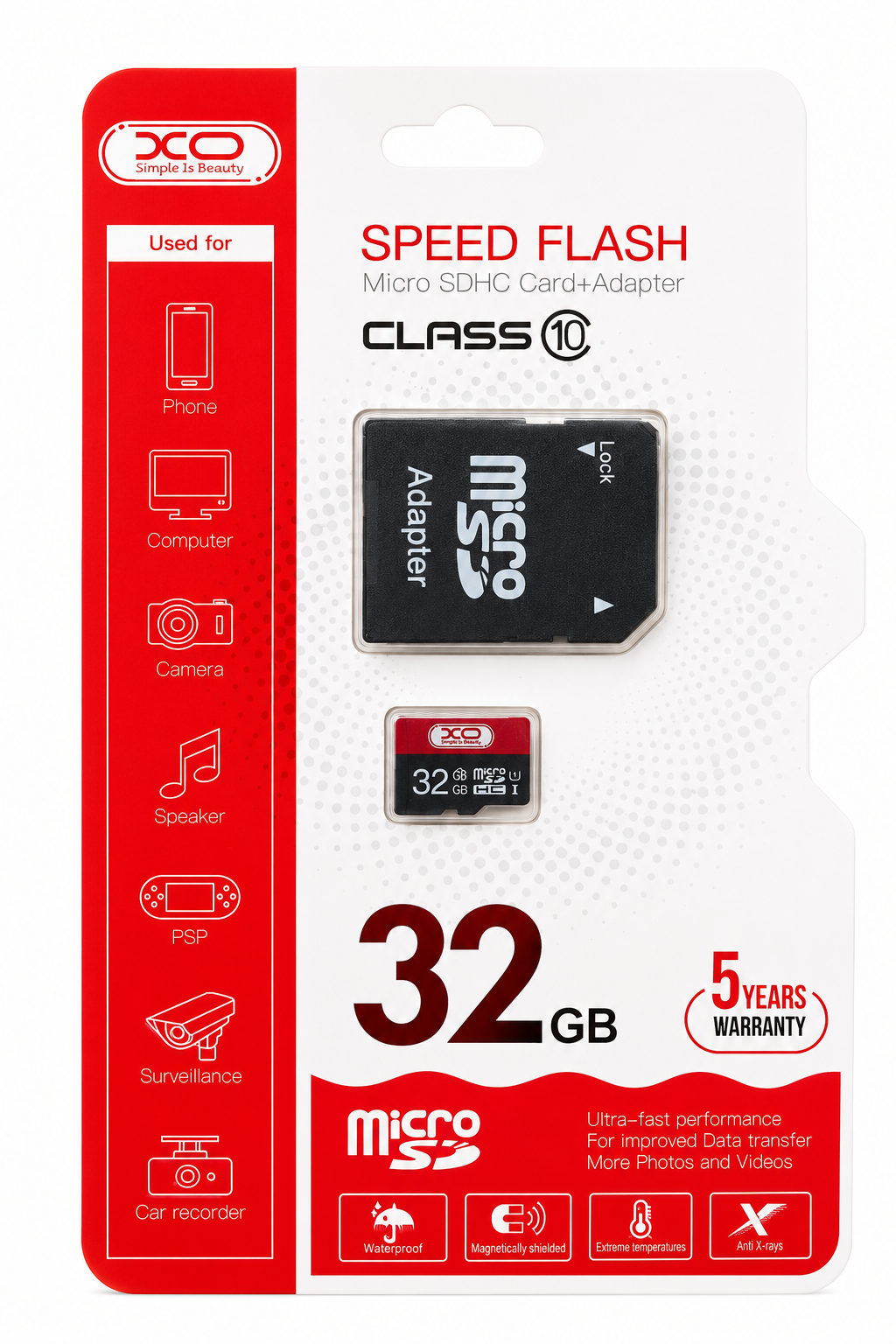 Targeta de memoria XO microsd / 32Gb Clase 10
