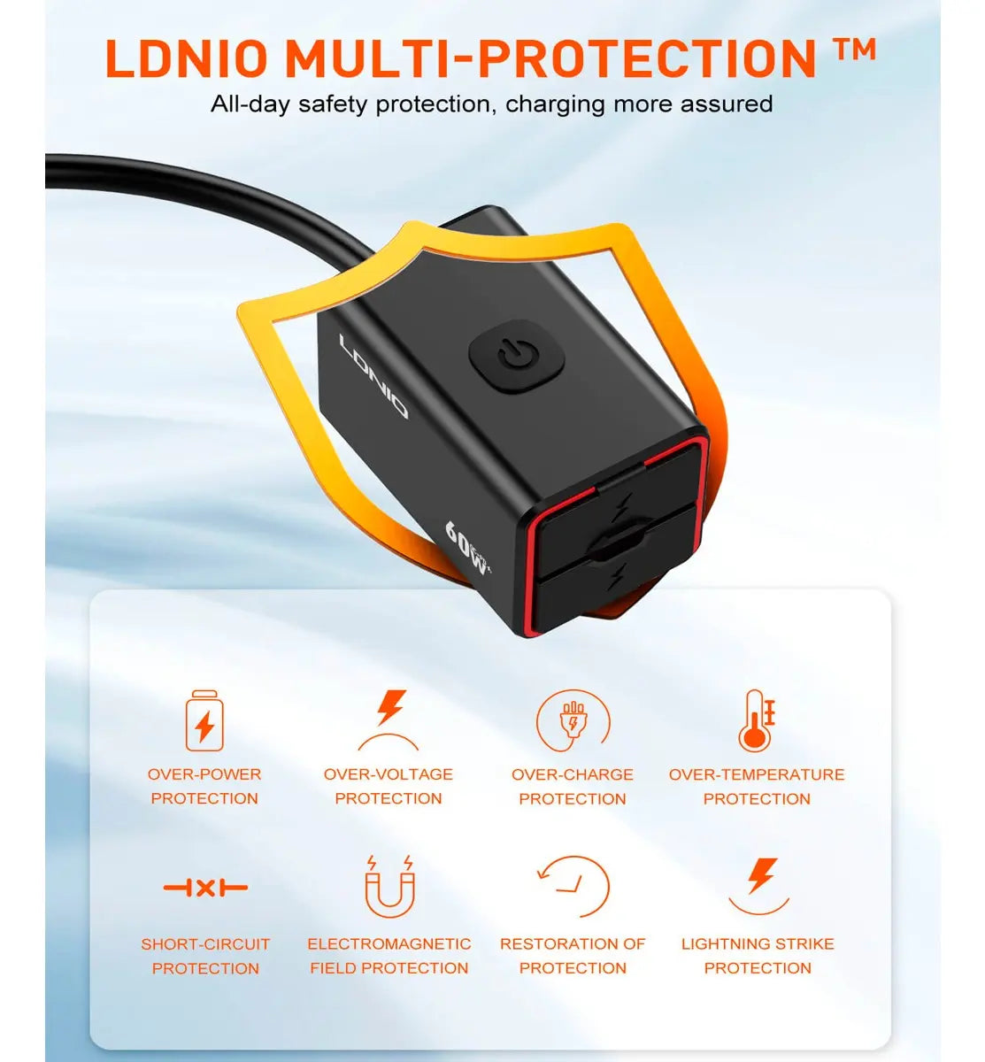 Cargador para Motocicleta / Ldnio C108
