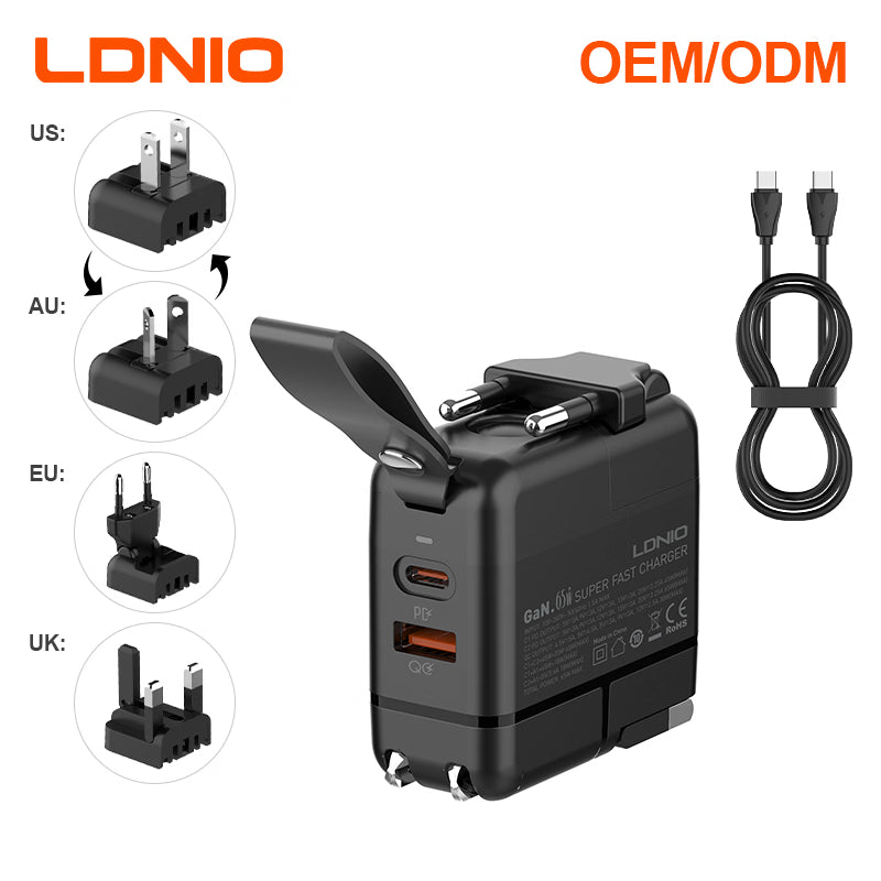 Cargador Universal LDNIO / Q2618 65W