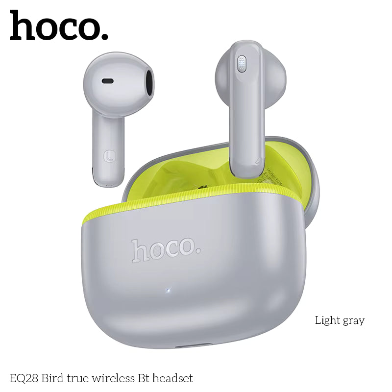 Audífonos Inalámbricos Hoco Eq28 Bluetooth 5.4 Gris