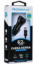Cargador para vehiculo (Cigarrera) ROMAX / TCC0565 1 entrada.