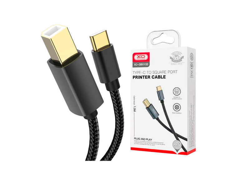 CABLE XO DE IMPRESORA TIPO-C A USB-B / GB010B