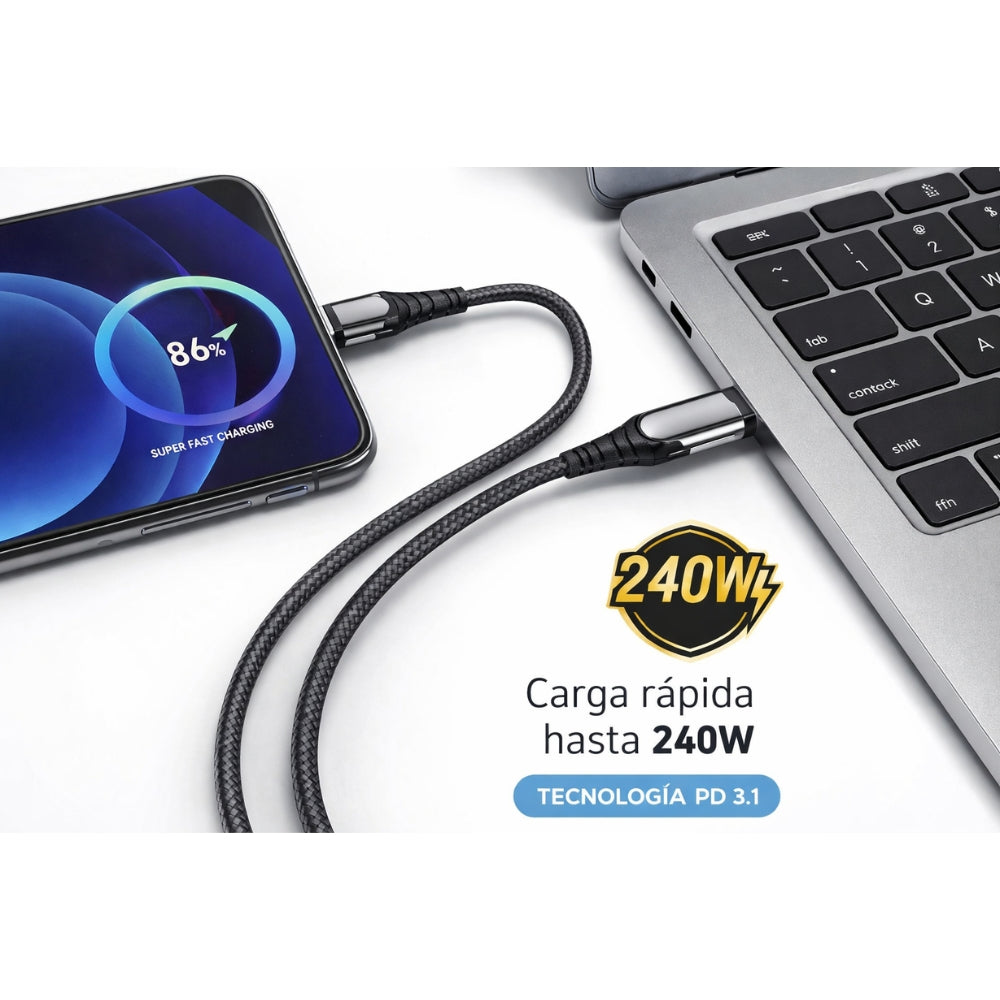 Cable Carga Rápida USB-C / LDNIO LC921C