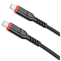 Cable USB-C a USB-C 60W Hoco X59 Negro